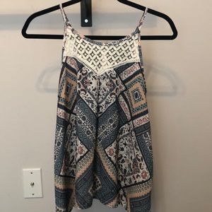 Asymmetrical tank top